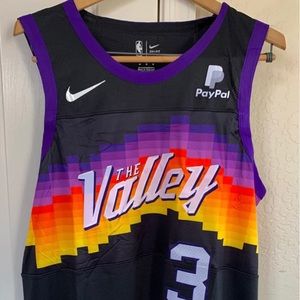 Chris Paul Pro Cut Authentic The Valley City Edition Phoenix Suns Jersey Medium